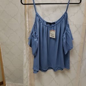 NWT OneLove flowy crop blouse, Small